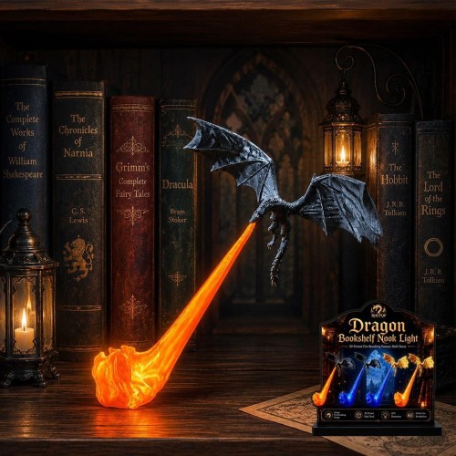 Fire Breathing Dragon Lamp